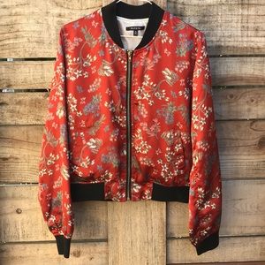 ❌SOLD❌ Floral Bomber Jacket
